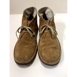 Clarks Originals Desert Chukka Boots Tan Suede Mens Size 8.5 Old Money